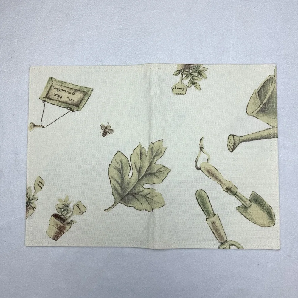 Pfaltzgraff Naturewood Placemats Set Of 4 Garden Leaves Birdhouse 12